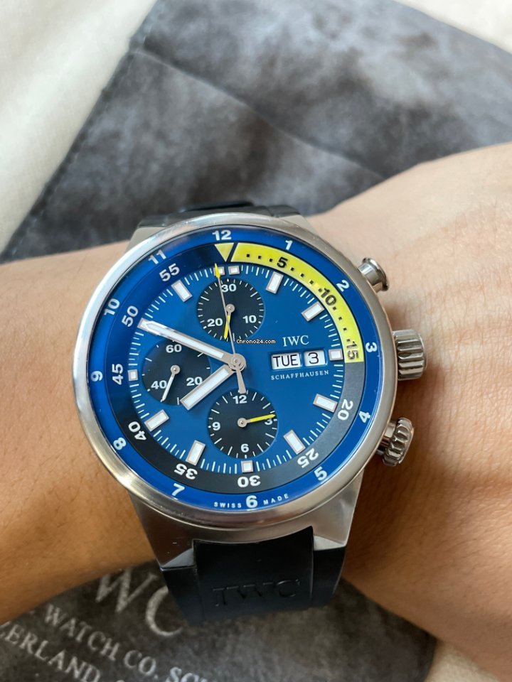 IMG_9081 IWC Aquatimer Chronograph Mens watch Unisex Automatic Steel IW378203 Replica 8