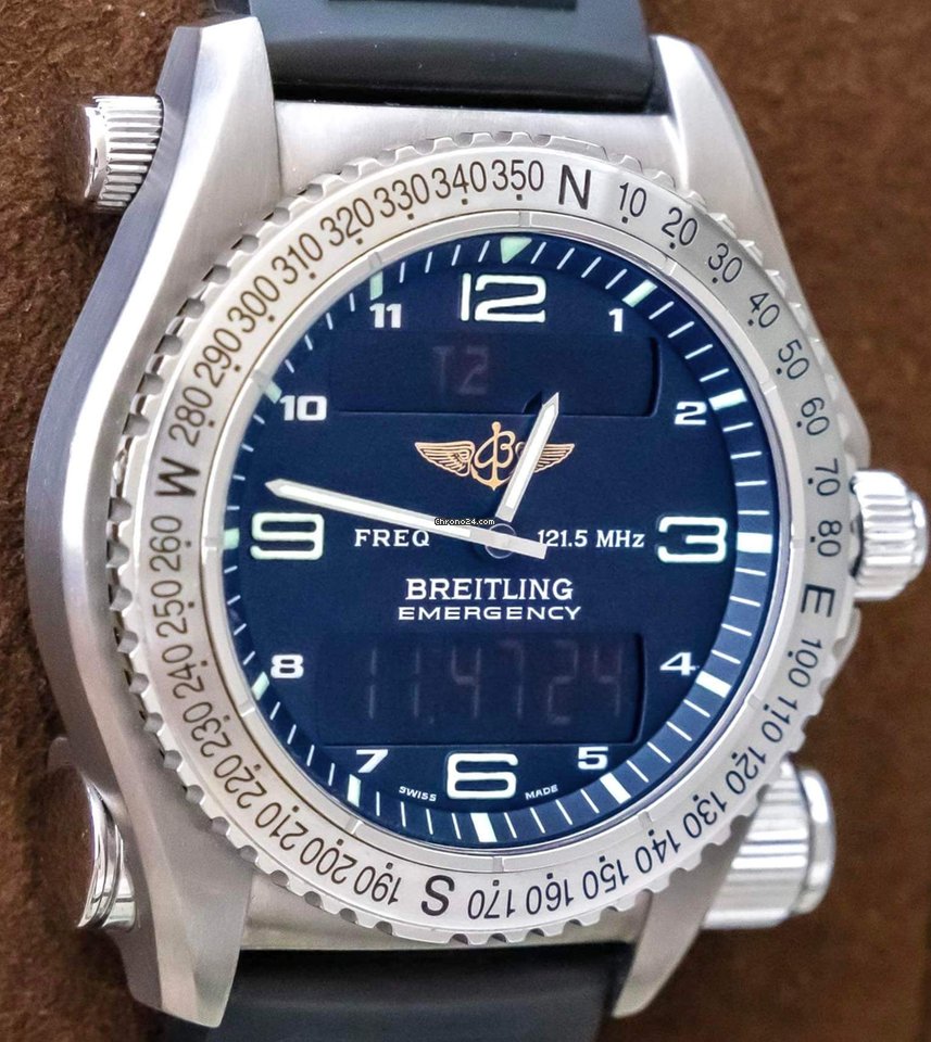 IMG_9081 Breitling Emergency Mens watch Unisex Quartz Titanium E7632110 B576 Replica 8