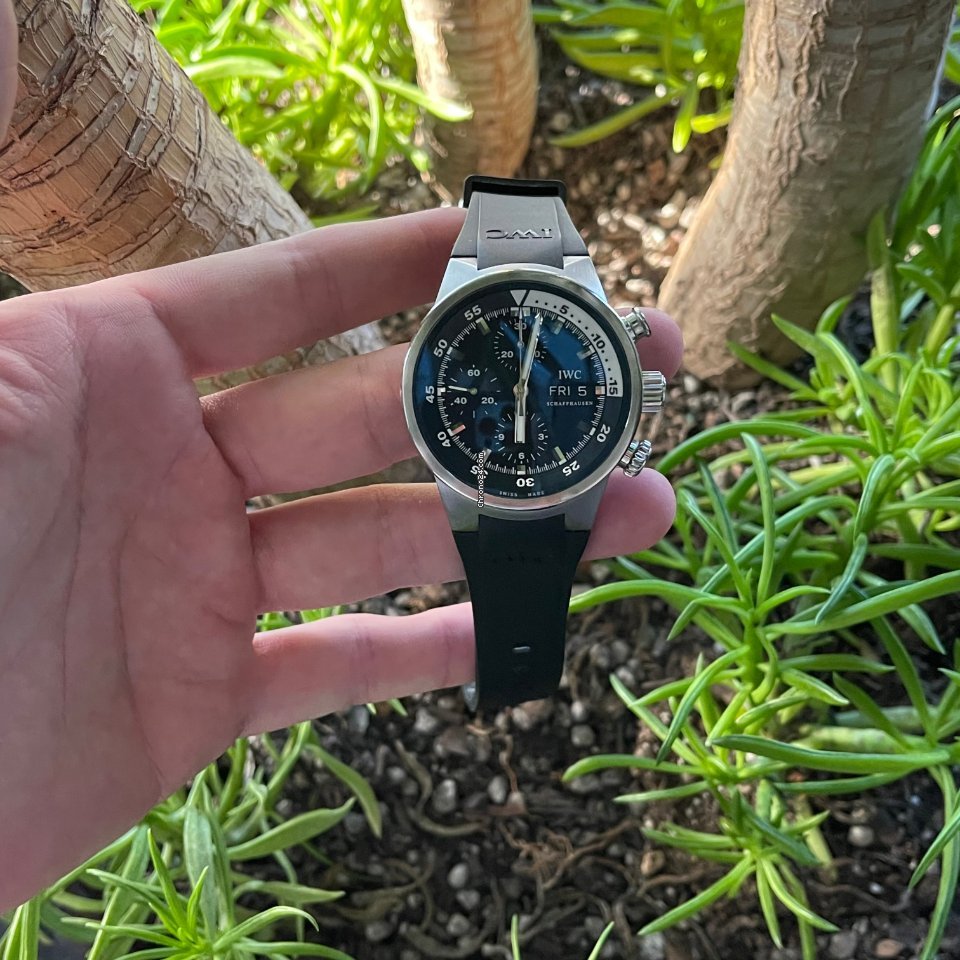 IWC Aquatimer Chronograph Mens watch Unisex Automatic Steel IW371933 Replica 8