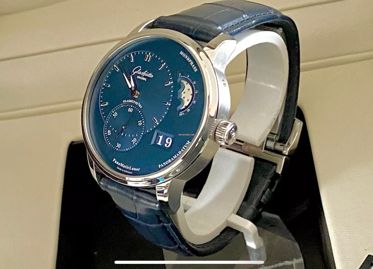 Glashutte Original PanoMaticLunar Mens watch Unisex Automatic Steel 1-90-02-46-32-30 Replica 8