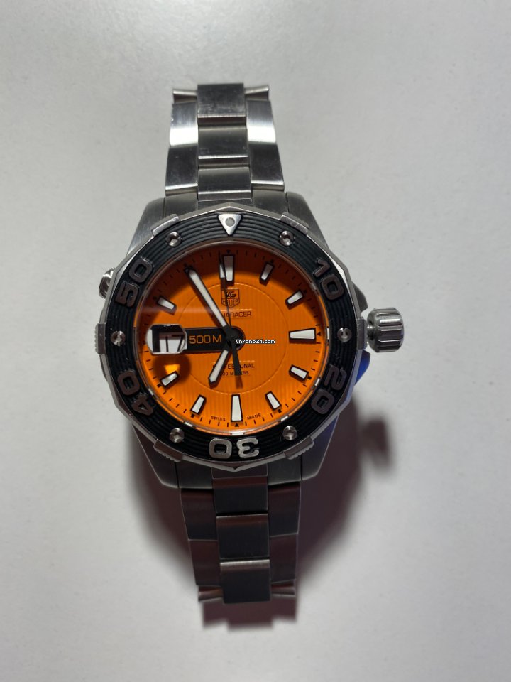 TAG Heuer Aquaracer 500M Mens watch Unisex Quartz Steel WAJ 1113 Replica 8
