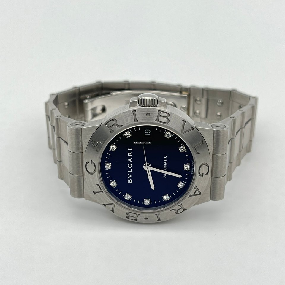 IMG_9081 Bulgari Diagono Mens watch Unisex Automatic Steel LCV 35 S Replica 8