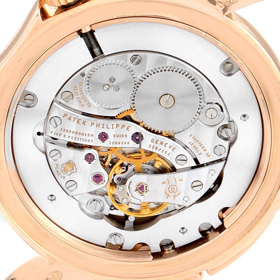 IMG_9081 Patek Philippe Travel Time Mens watch Unisex Manual winding Rose gold 5134R Replica 8