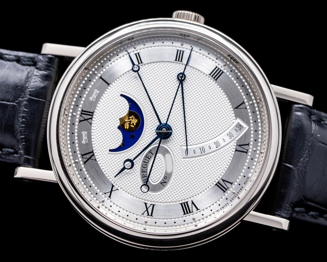 Breguet Classique Mens watch Unisex Automatic White gold 7787BB 29 9V6 Replica 8