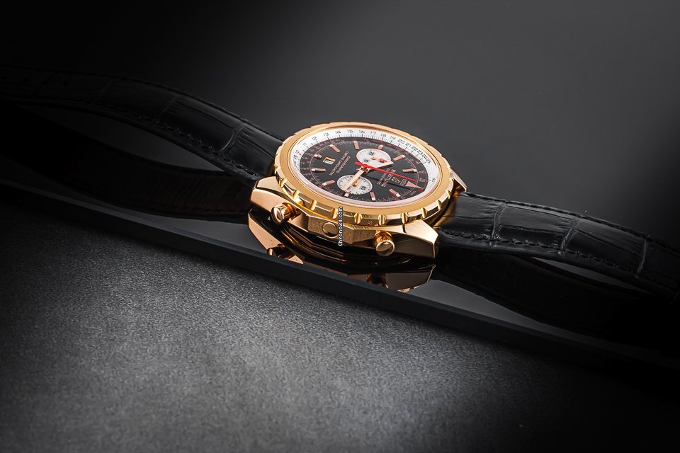 IMG_9081 Breitling Chrono-Matic Mens watch Unisex Automatic Rose gold H41360 Replica 8