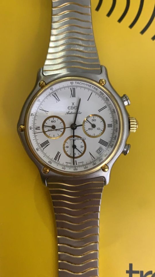 IMG_9081 Ebel 1911 Mens watch Unisex Automatic Gold Steel 1134901 Replica 8