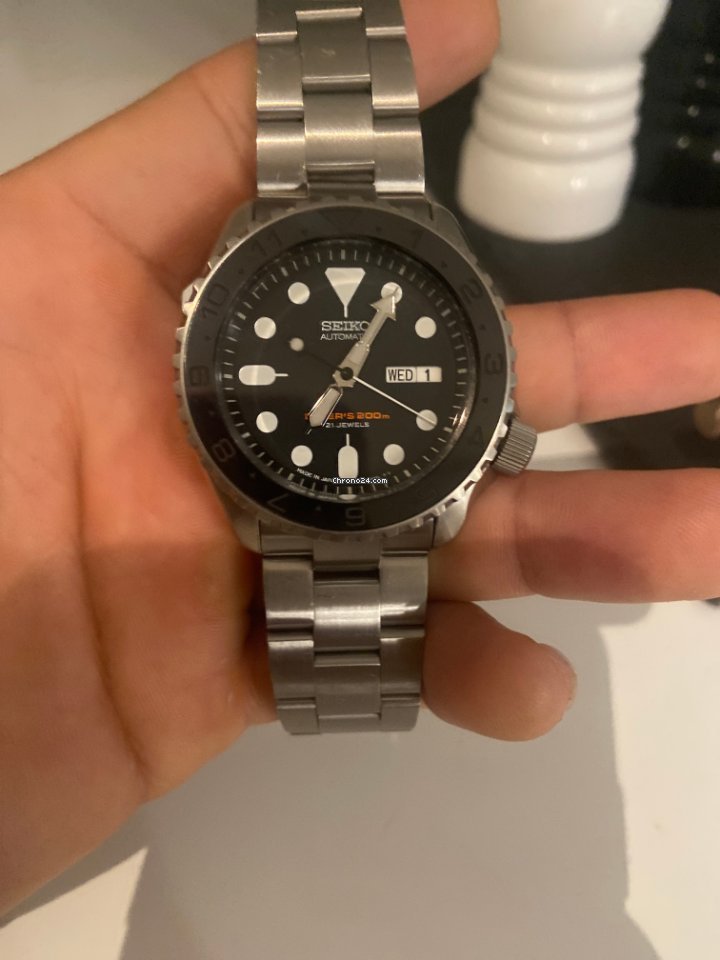 Seiko Mens watch Unisex Automatic Steel SKX007J1 Replica 8