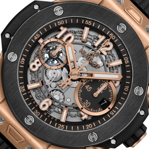 IMG_9081 Hublot Big Bang Unico Mens watch Unisex Automatic Rose gold 421.OM.1180.RX Replica 8