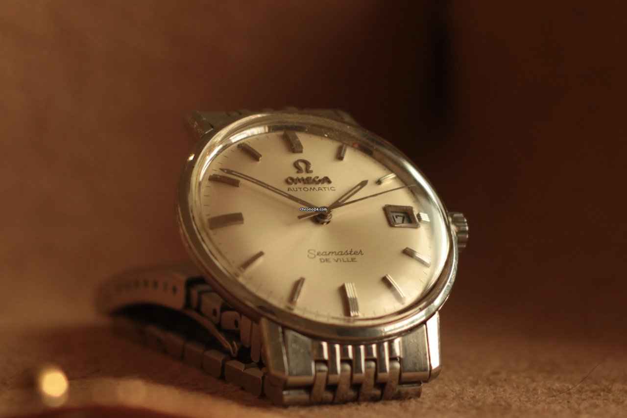 Omega Seamaster DeVille Mens watch Unisex Automatic Steel 166.020 Vintage Omega Seamaster Replica 8