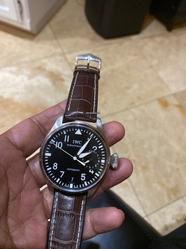 IWC Big Pilot Mens watch Unisex Automatic Steel IW500401 Replica 8