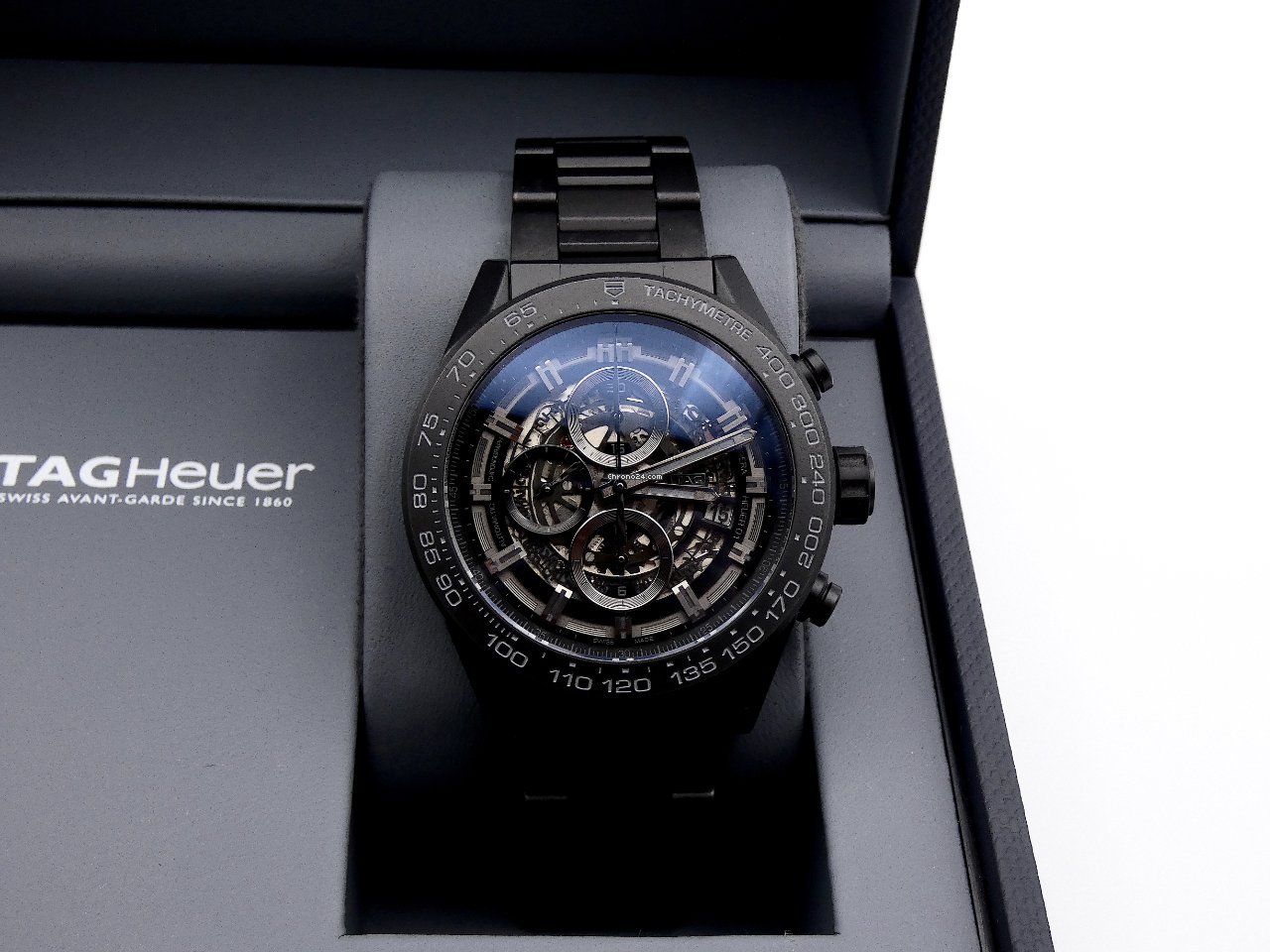 TAG Heuer Carrera Calibre HEUER 01 Mens watch Unisex Automatic Ceramic CAR2A91.BH0742 Replica 8