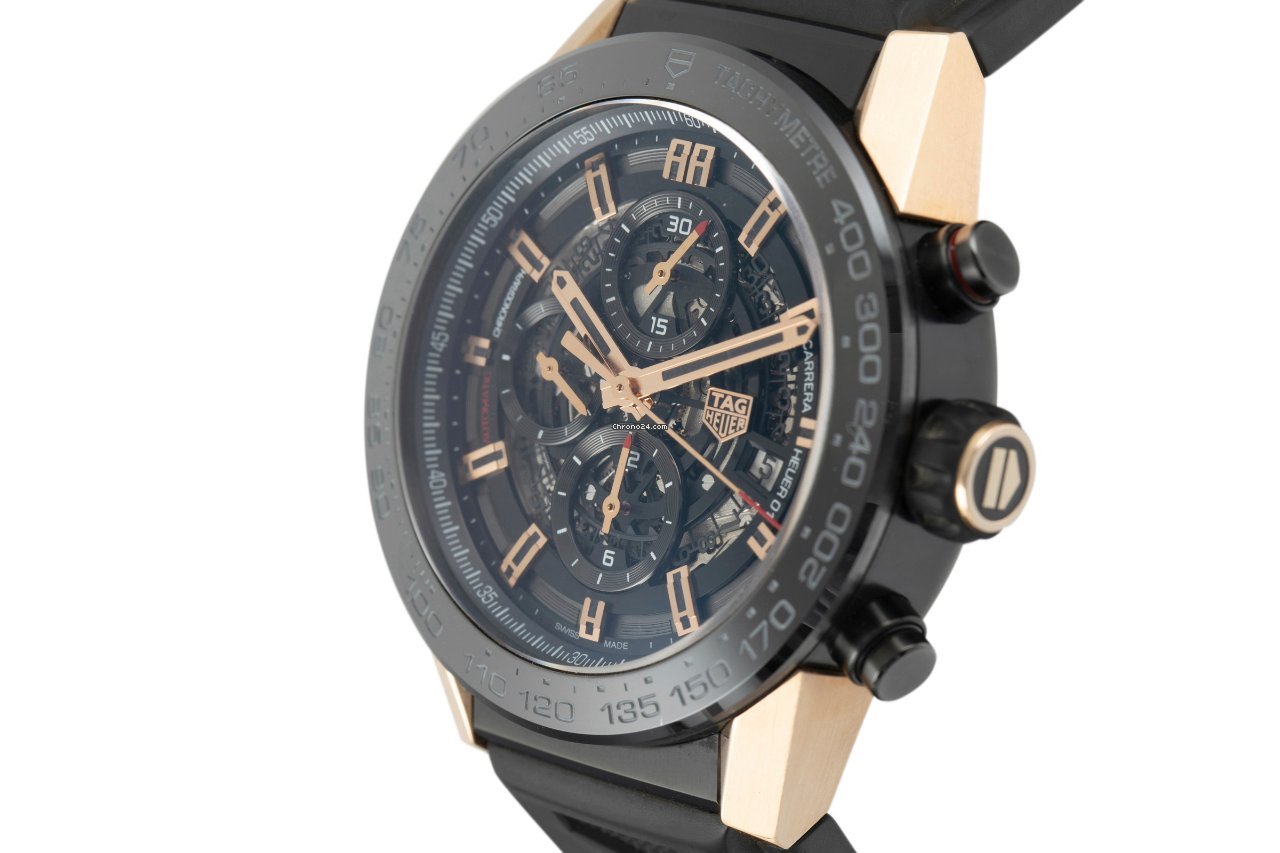 IMG_9081 TAG Heuer Carrera Calibre HEUER 01 Mens watch Unisex Automatic Titanium CAR2A5A.FT6044 Replica 8