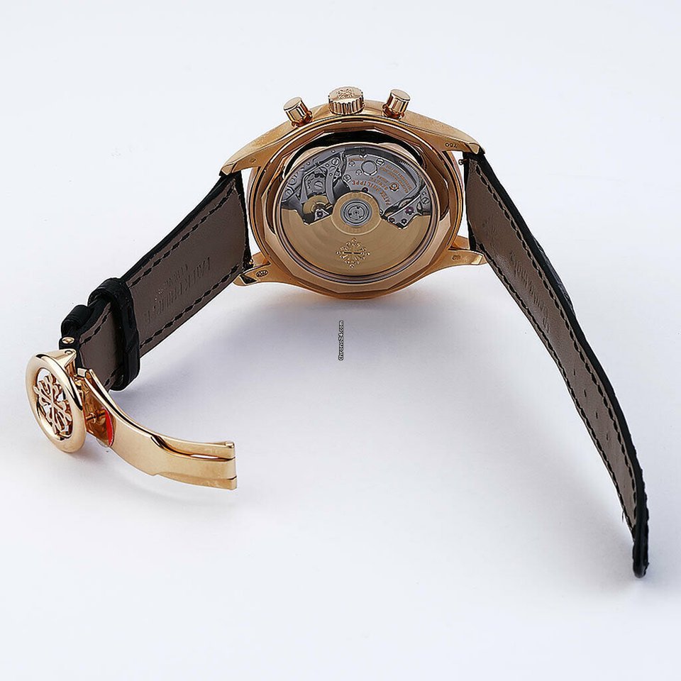 Patek Philippe Annual Calendar Chronograph Mens watch Unisex Automatic Rose gold 5960R-010 Replica 8