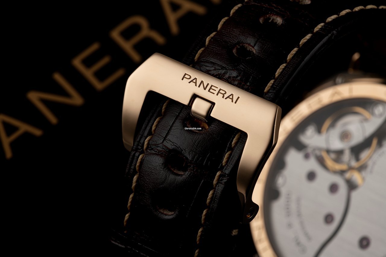 Panerai Special Editions Manual winding Rose gold PAM 379 Replica 8