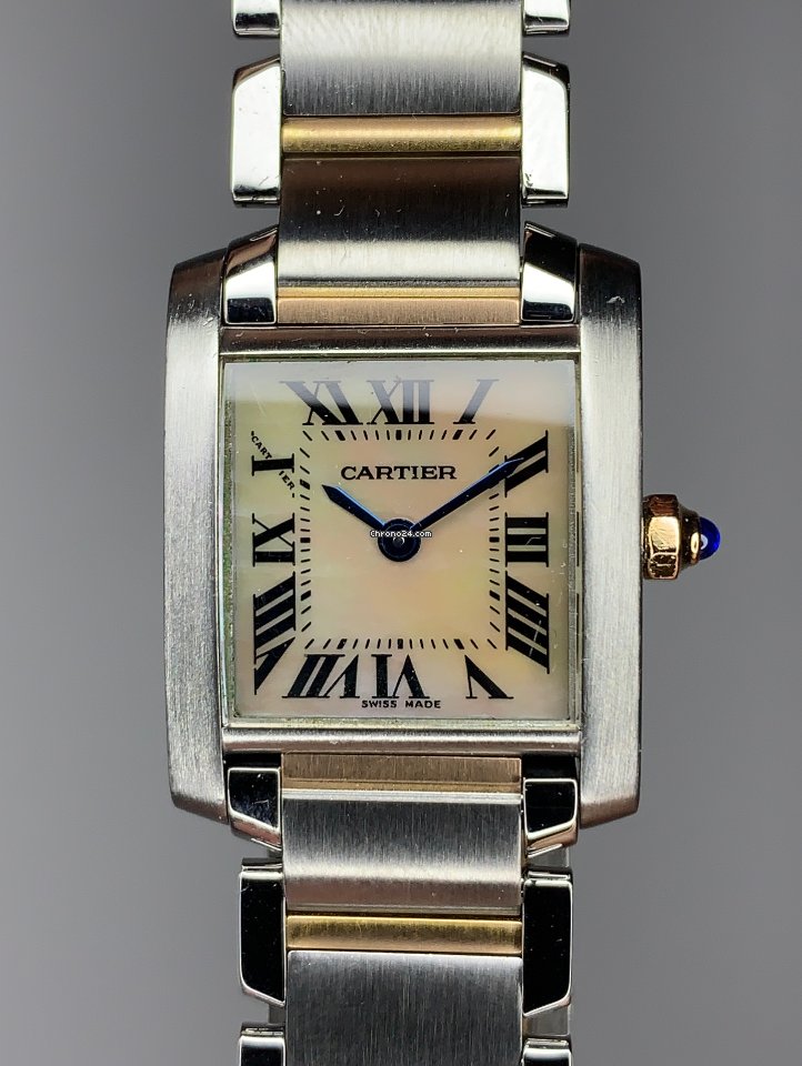IMG_9081 Cartier Tank Francaise Womens watch Quartz Steel W51027Q4 Replica 8