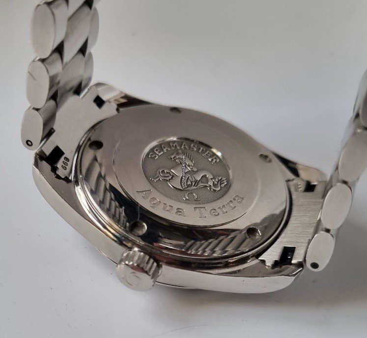 Omega Seamaster Aqua Terra Mens watch Unisex Quartz Steel 2518.80.00 Replica 8