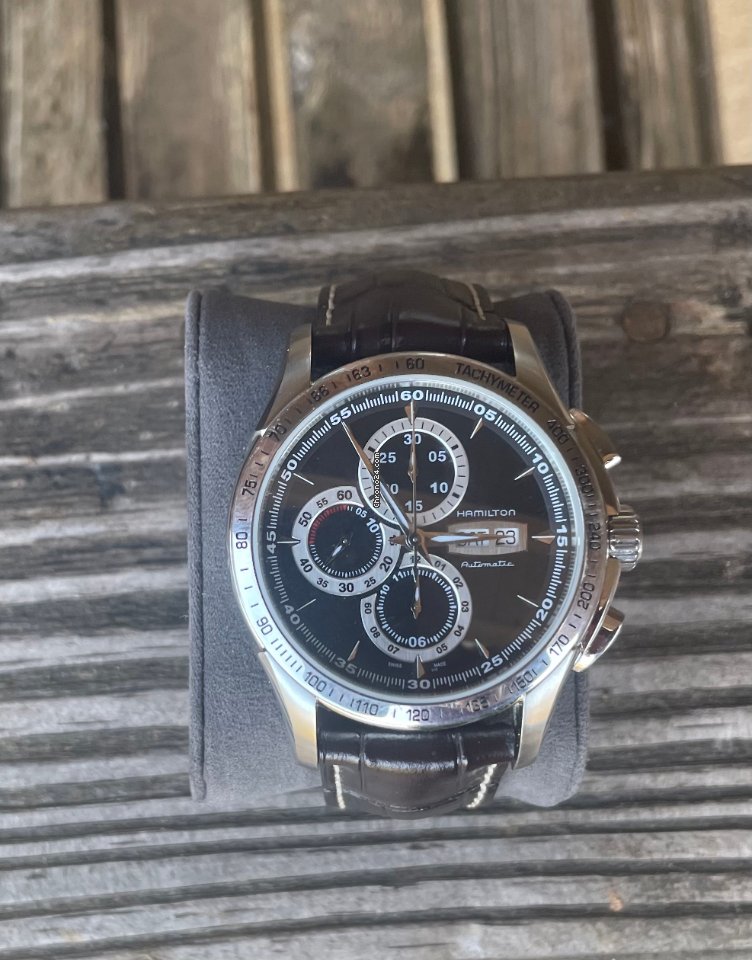 IMG_9081 Hamilton Jazzmaster Auto Chrono Mens watch Unisex Automatic Steel H328160 Replica 8