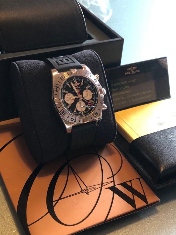 IMG_9081 Breitling Chronomat 44 GMT Mens watch Unisex Automatic AB0420B9.BB56 Replica 8