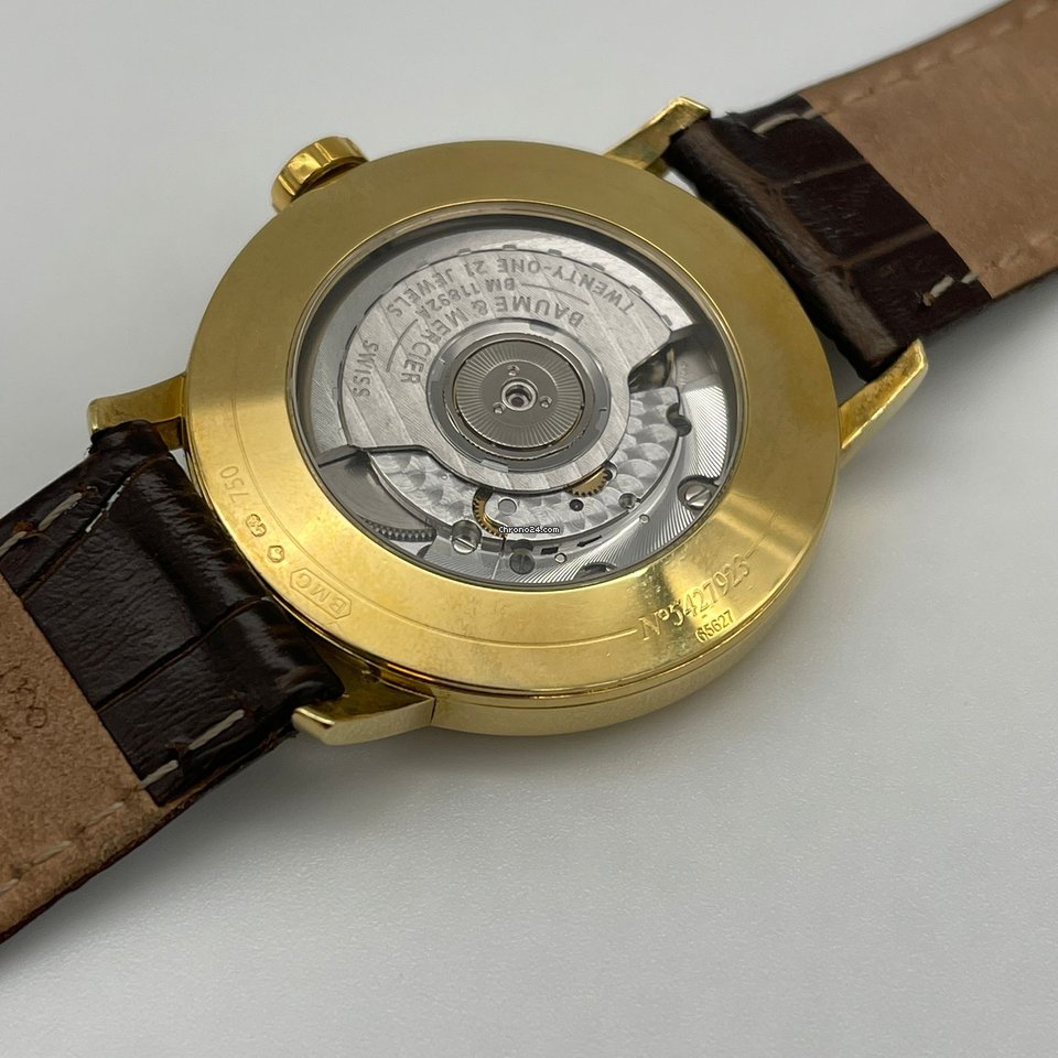 IMG_9081 Baume & Mercier Classima Mens watch Unisex Automatic Yellow gold 65627 Replica 8