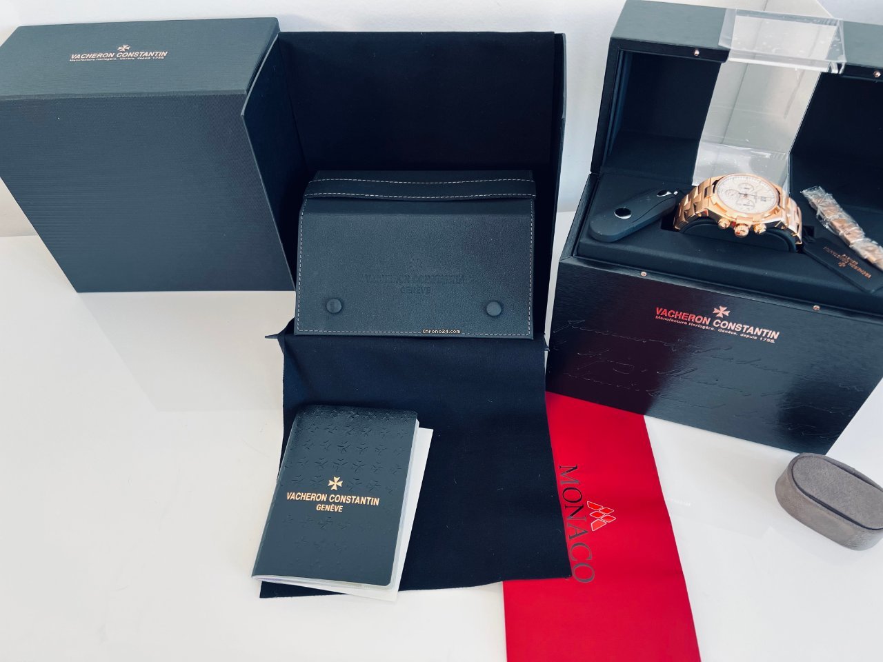 Vacheron Constantin Overseas Chronograph Mens watch Unisex Automatic Rose gold 49150 B01R-9454 Replica 8