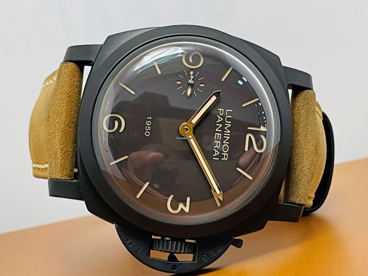 IMG_9081 Panerai Special Editions Mens watch Unisex Manual winding Ceramic PAM 00375 Replica 8
