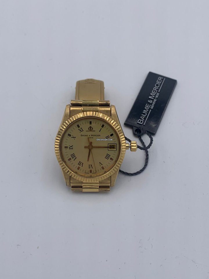 Baume & Mercier Quartz Yellow gold 63193 Replica 8