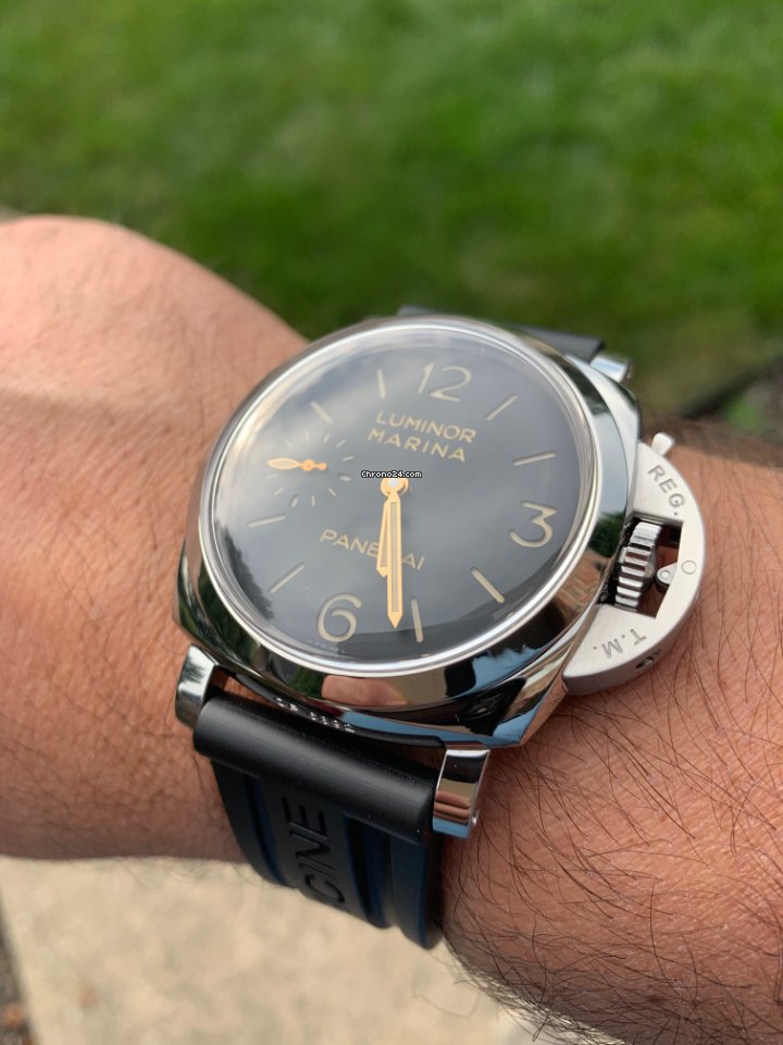 Panerai Luminor Marina 1950 3 Days Mens watch Unisex Manual winding Steel PAM 00422 Replica 8