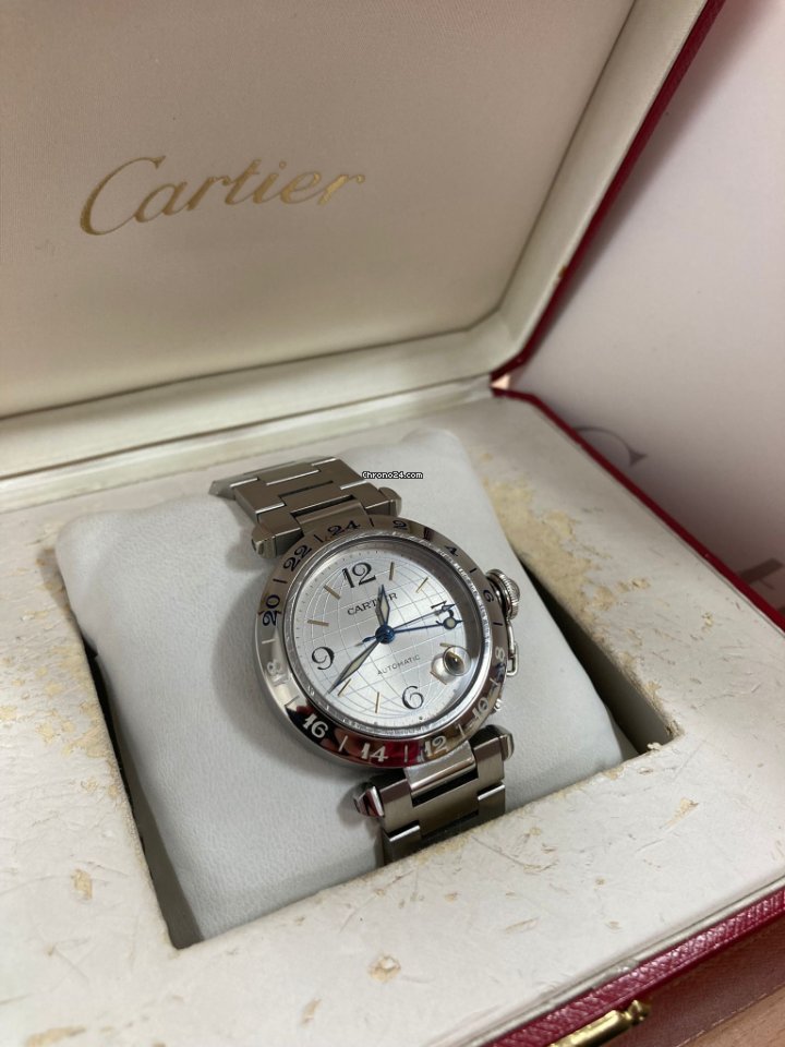 IMG_9081 Cartier Pasha C Mens watch Unisex Automatic Steel 2377 Replica 8