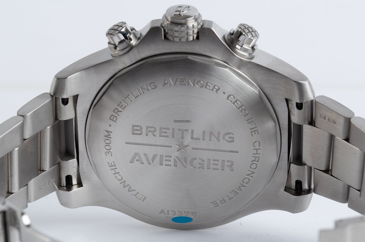 Breitling Super Avenger Mens watch Unisex Automatic Steel A13375101B1A1 Replica 8