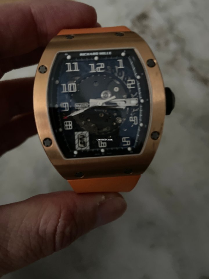 IMG_9081 Richard Mille RM 005 Mens watch Unisex Automatic Rose gold 1643 Replica 8