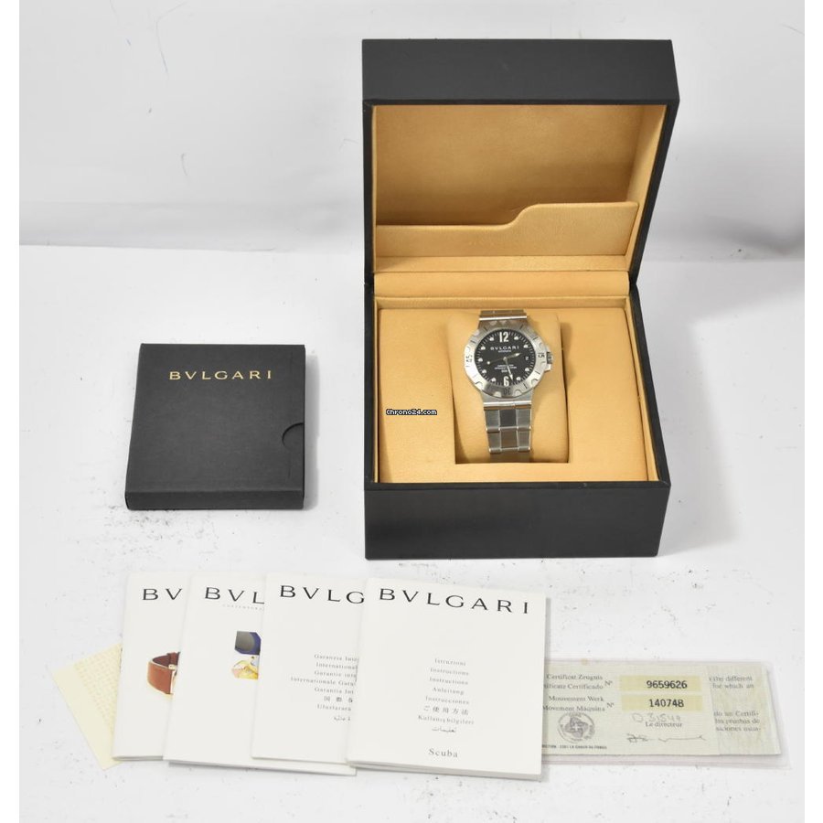 Bulgari Diagono Mens watch Unisex Automatic Steel SD38S Replica 8