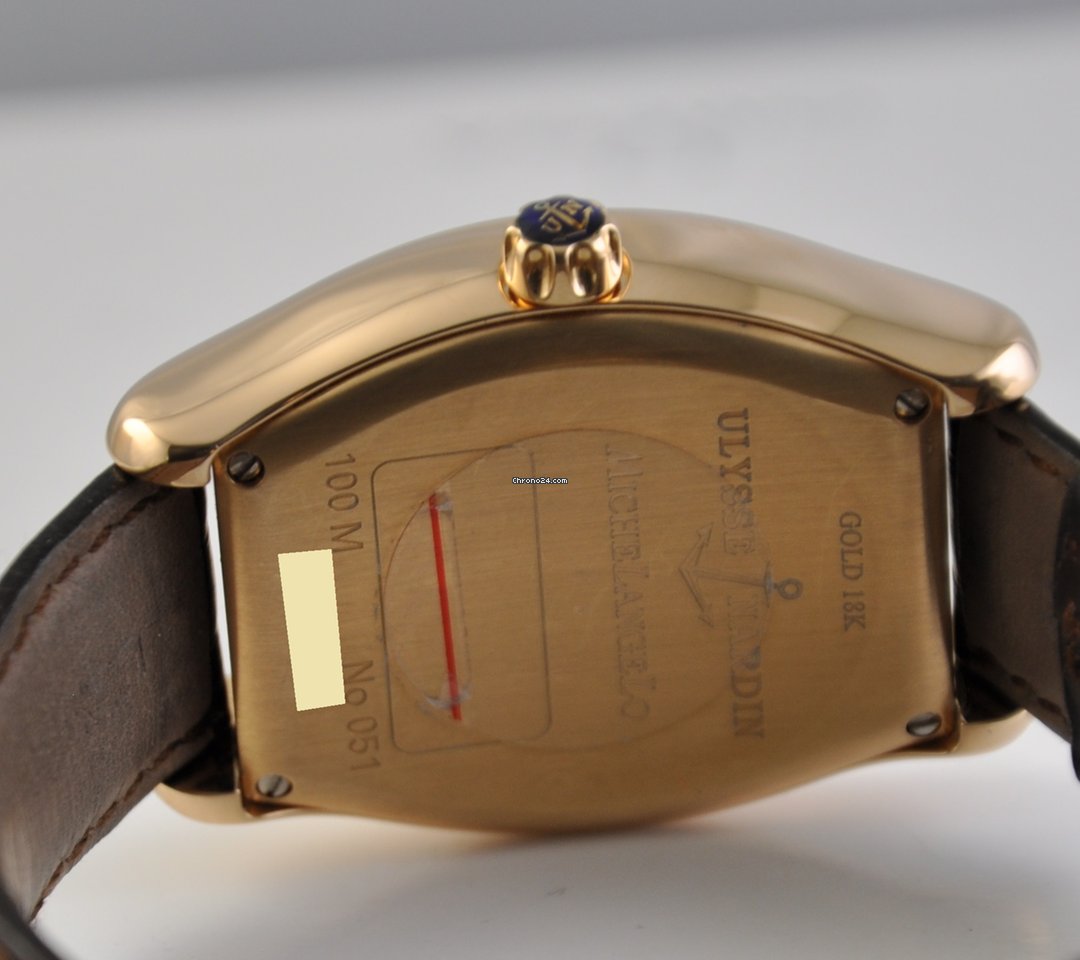 IMG_9081 Ulysse Nardin Michelangelo Mens watch Unisex Automatic Rose gold 236-68 582 Replica 8