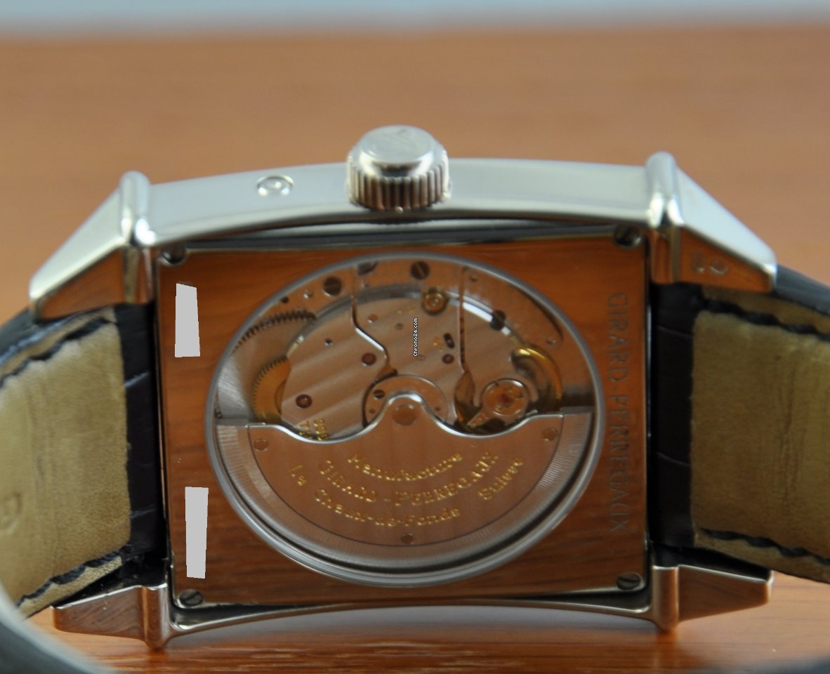 IMG_9081 Girard Perregaux Vintage 1945 Mens watch Unisex Automatic White gold 2580 Replica 8