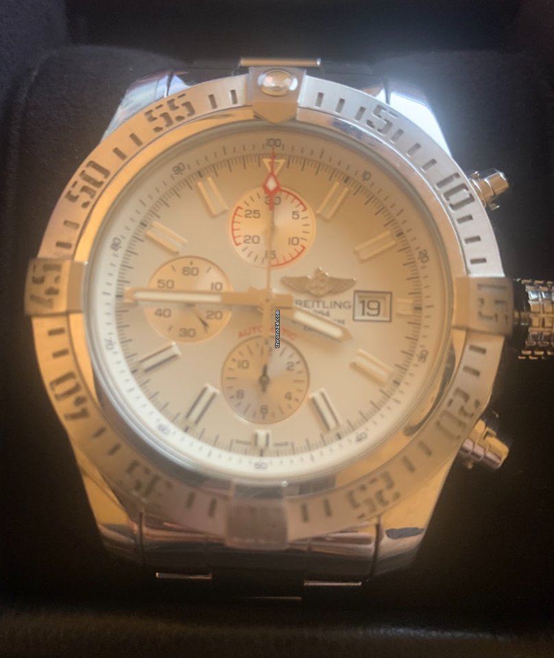 IMG_9081 Breitling Super Avenger II Mens watch Unisex Automatic Steel A1337111 Replica 8