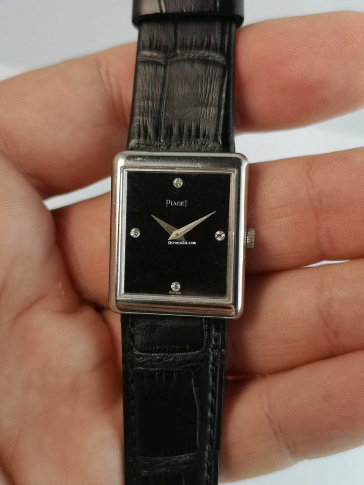 IMG_9081 Piaget Mens watch Unisex Manual winding White gold 9150 Replica 8