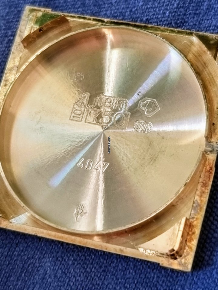 Cartier Tank Louis Cartier Mens watch Unisex Manual winding Yellow gold 1600B Replica 8