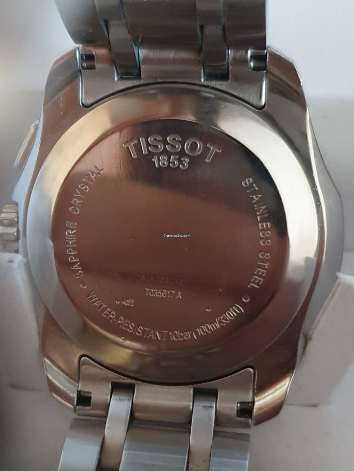 Tissot Couturier Mens watch Unisex Quartz Steel T035.617.11.051.00 Replica 8