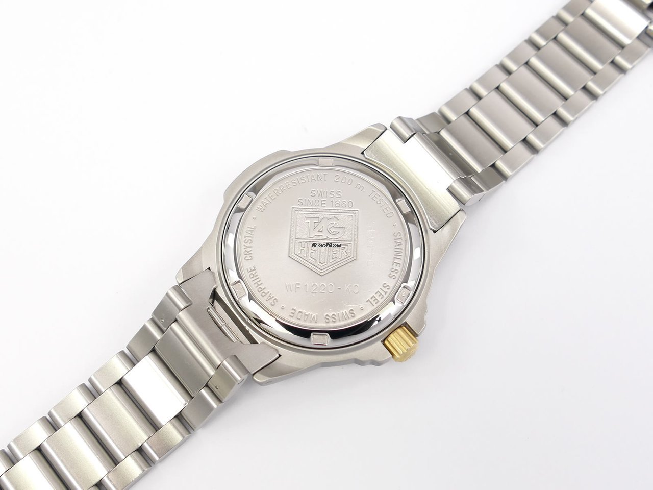 TAG Heuer Mens watch Unisex Quartz Gold Steel WF1220-K0 Replica 8