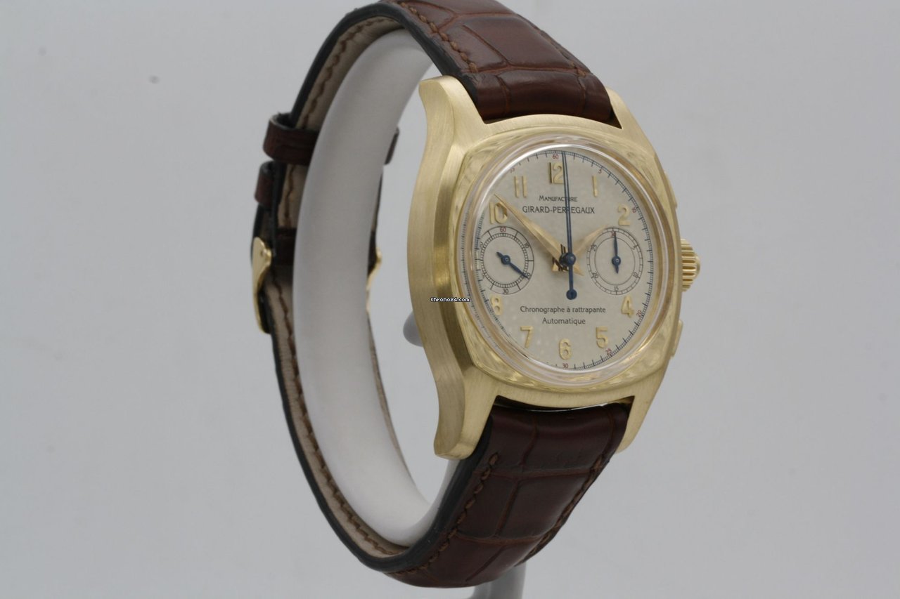 IMG_9081 Girard Perregaux Mens watch Unisex Automatic Yellow gold 9012 Replica 8