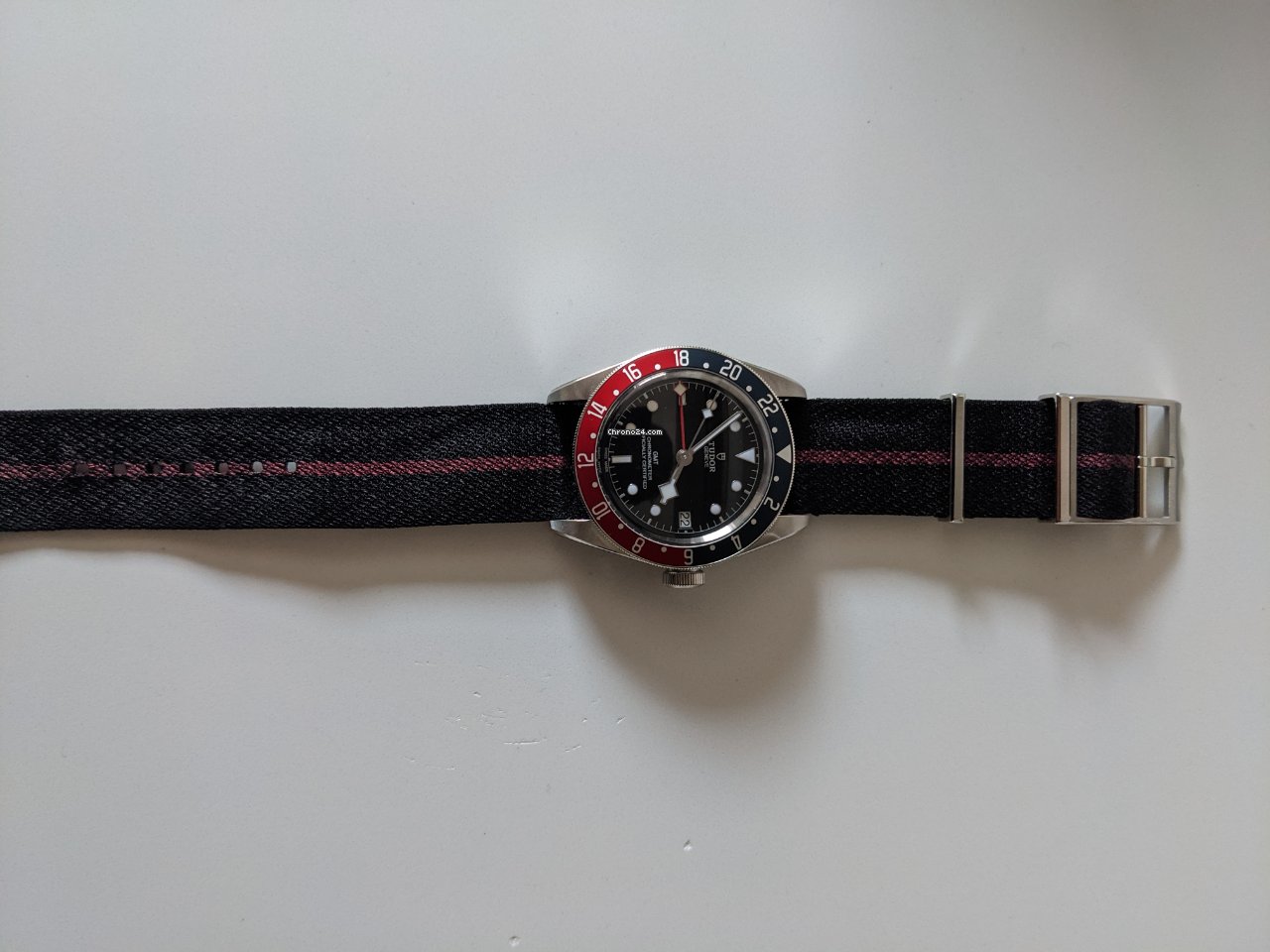 IMG_9081 Tudor Black Bay GMT Mens watch Unisex Automatic Steel M79830RB-0003 Replica 8