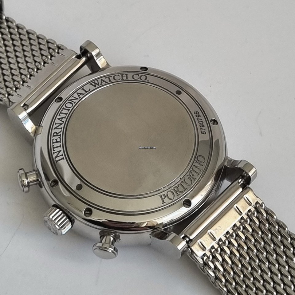 IMG_9081 IWC Portofino Chronograph Mens watch Unisex Automatic Steel IW391009 Replica 8