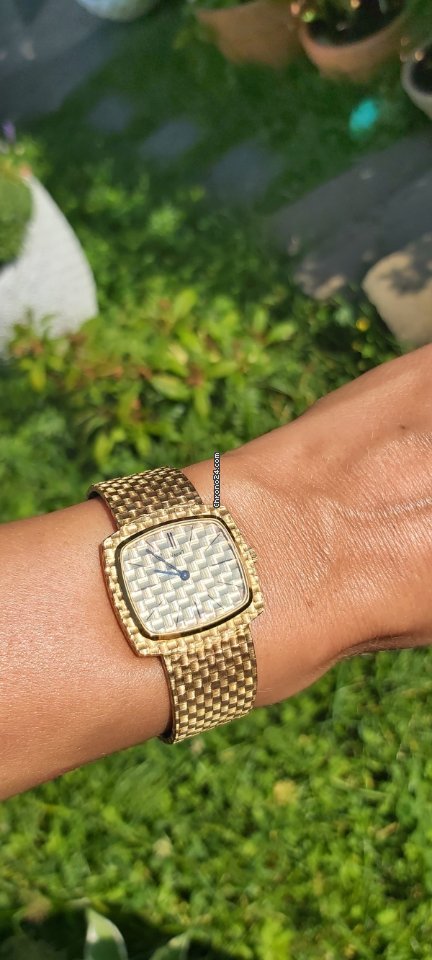IMG_9081 Piaget Mens watch Unisex Manual winding Yellow gold 9571 Replica 8