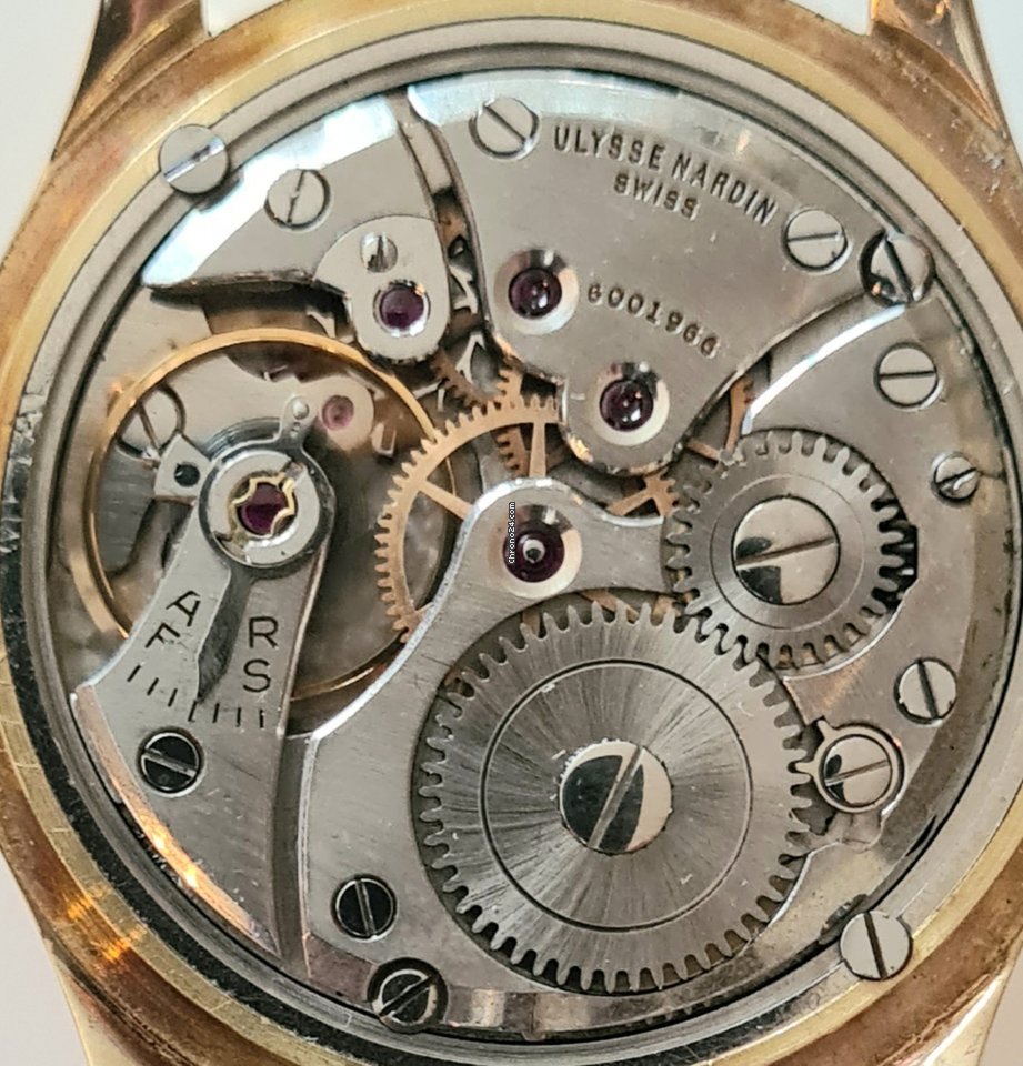 IMG_9081 Ulysse Nardin Mens watch Unisex Manual winding Yellow gold 6034-13 Replica 8