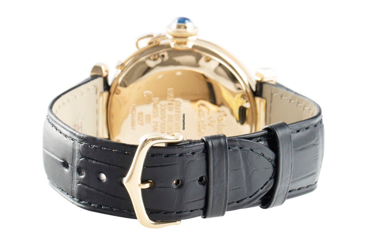 Cartier Pasha Mens watch Unisex Automatic Yellow gold 1027 Replica 8
