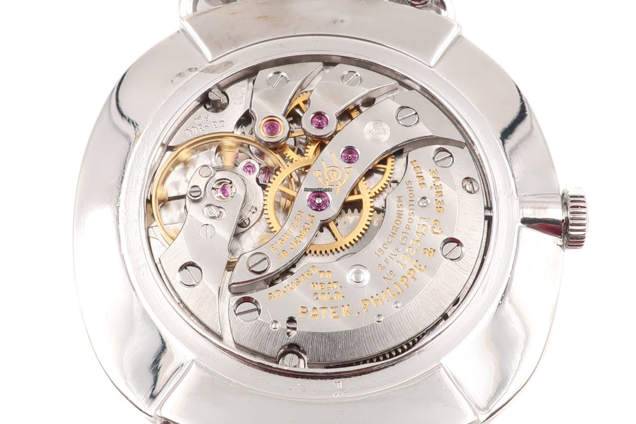 IMG_9081 Patek Philippe Golden Ellipse Mens watch Unisex Manual winding White gold 3644 2 Replica 8