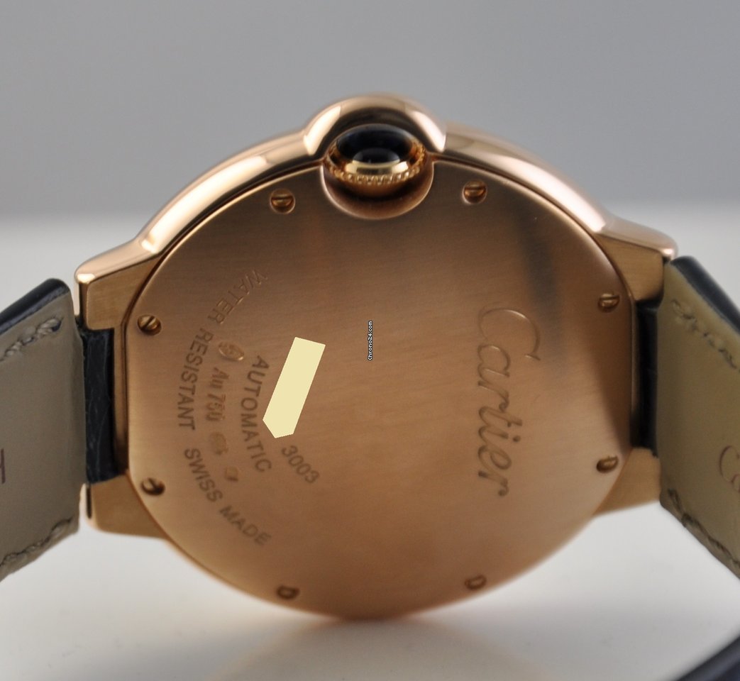 Cartier Ballon Bleu 36mm Mens watch Unisex Automatic Rose gold W6900456 Replica 8