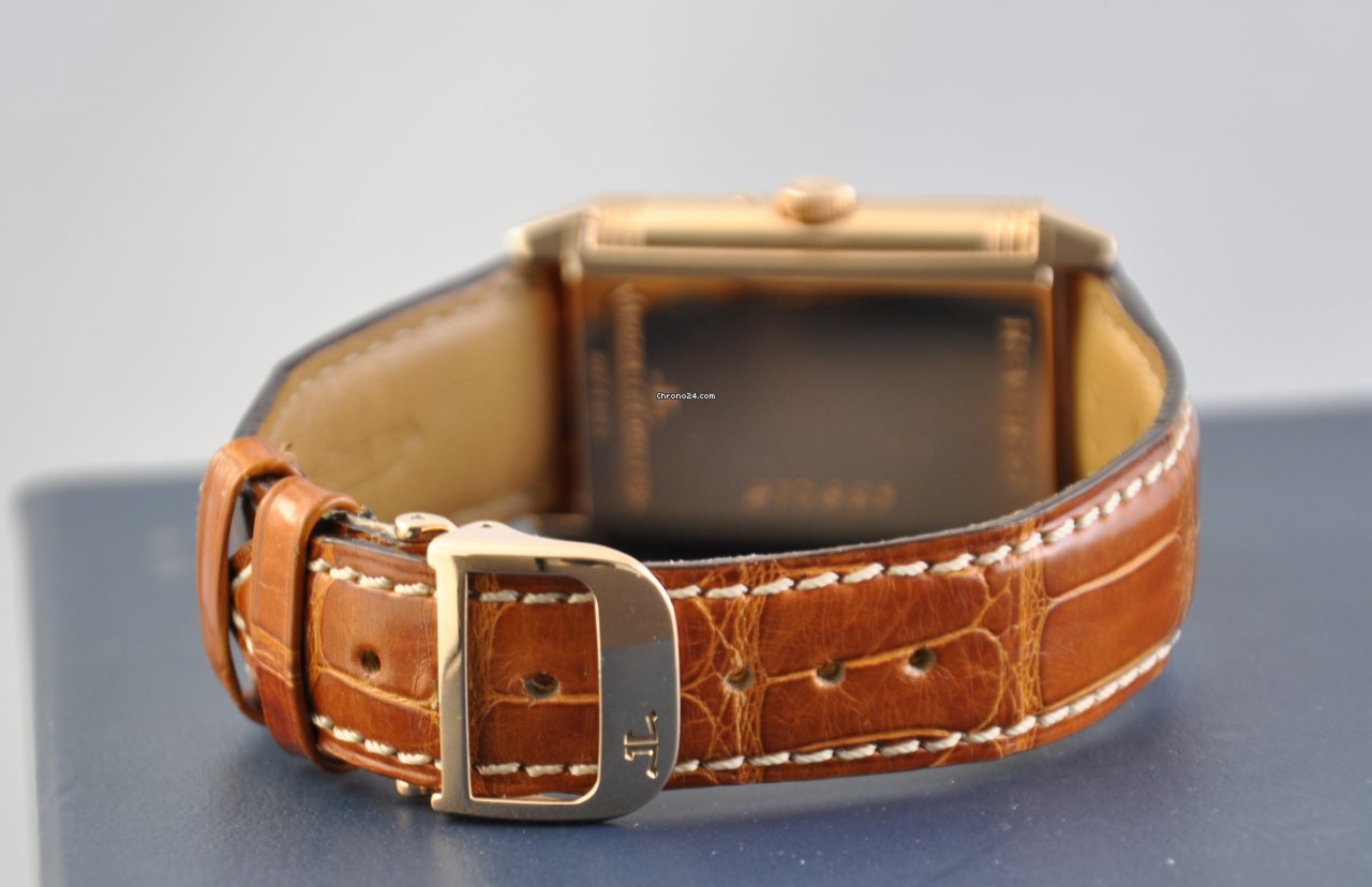 IMG_9081 Jaeger-LeCoultre Reverso Mens watch Unisex Manual winding Rose gold 270.2.63 Replica 8