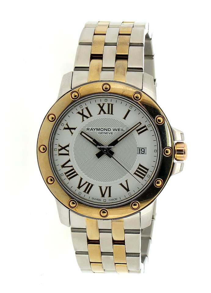 Raymond Weil Tango Mens watch Unisex Quartz Gold Steel 5599-stp-00308 Replica 8
