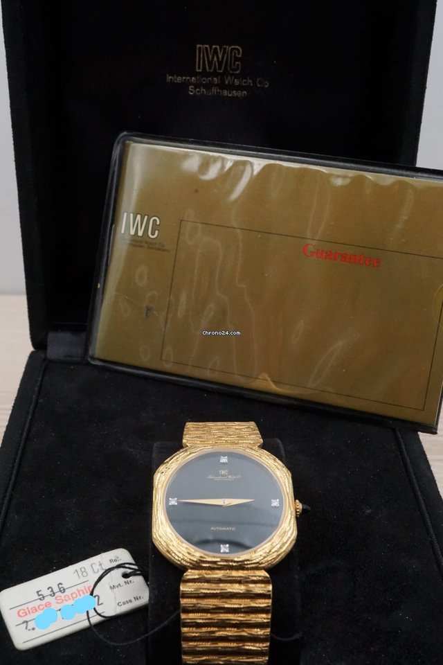 IMG_9081 IWC Mens watch Unisex Automatic Yellow gold 536 Replica 8