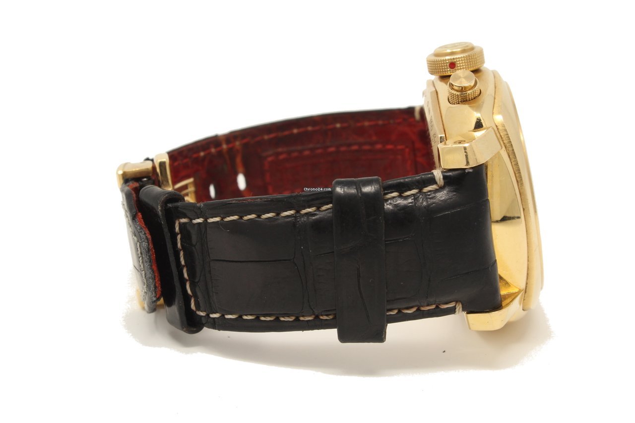 IMG_9081 Panerai Ferrari Mens watch Unisex Automatic Yellow gold FER 006 Replica 8